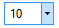 Screenshot of the Font size button.