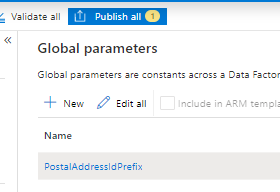 Screenshot of Publish all button.