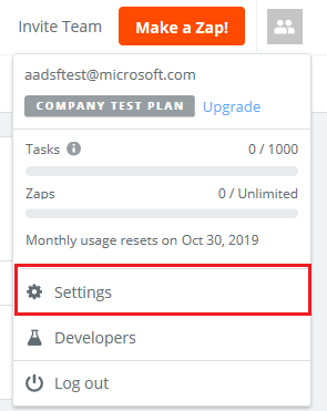 Zapier Admin Console