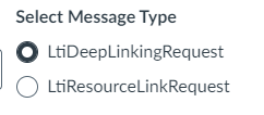 Select Message Type