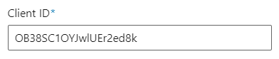 Paste Client ID