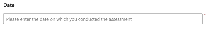 Screenshot of placeholder text in a request email.