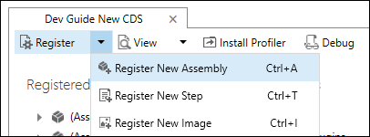 Register new assembly.