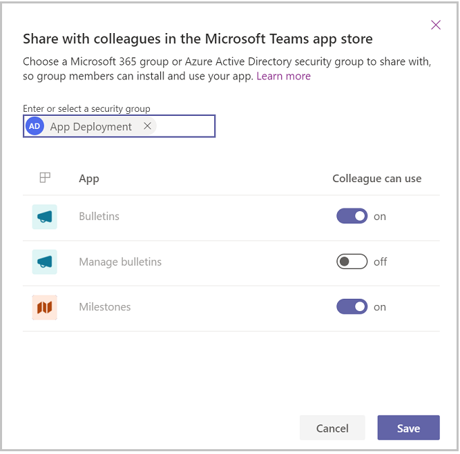 Toggle colleagues can use to on Toggle colleagues can use to on