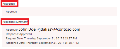 Screenshot of rsponse tokens.