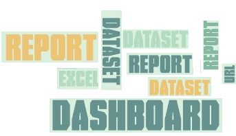 A graphic of relationships for a dashboard.