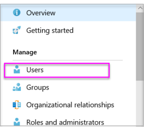 Screenshot of Microsoft Entra users and groups tab.