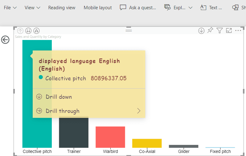 Screenshot that shows a modern tooltip.
