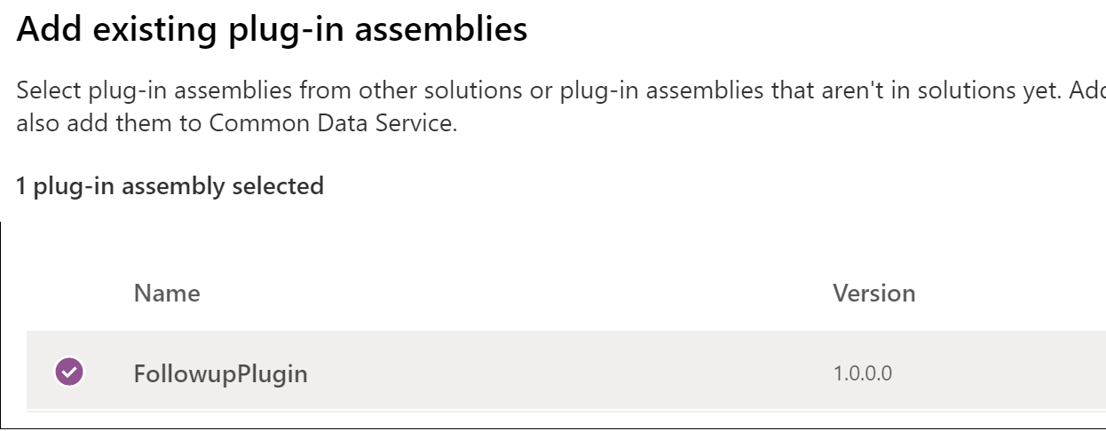 Add a plug-in to a solution Add a plug-in to a solution.