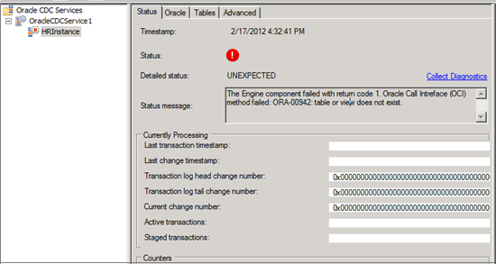 Known errors and resolutions with change data capture for Oracle by ...