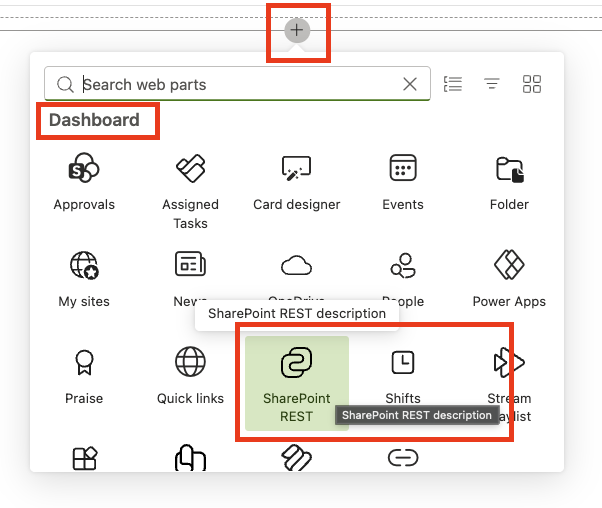 Screenshot of the SPFx toolbox.
