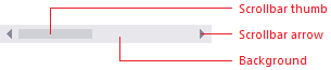Scroll bar (redline)