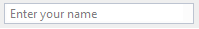 Default hint text