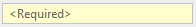 Required hint text