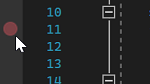 Breakpoint Glyph Breakpoint Glyph