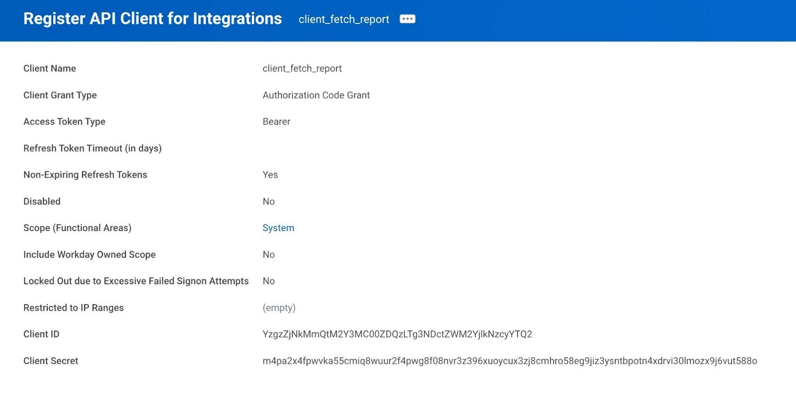 Copy client ID and client secret