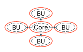 Hybrid governance model.