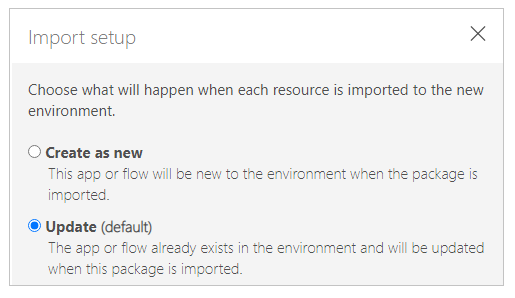 Import setup Import setup.