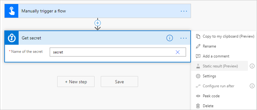 Settings option Screenshot of the settings option.