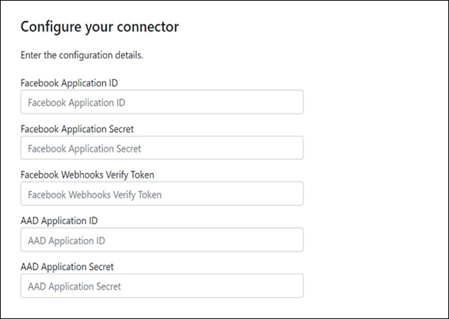 Screenshot of the sign-in page with the Tenant ID and password fields for accessing configuration settings.