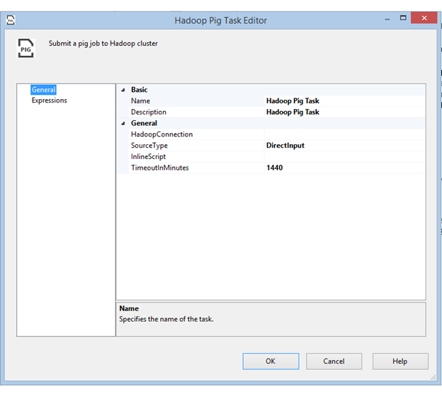 Hadoop Pig Task Editor Hadoop Pig Task Editor