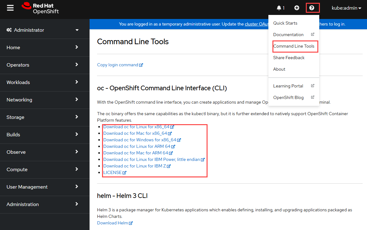 Image shows Azure Red Hat OpenShift login screen