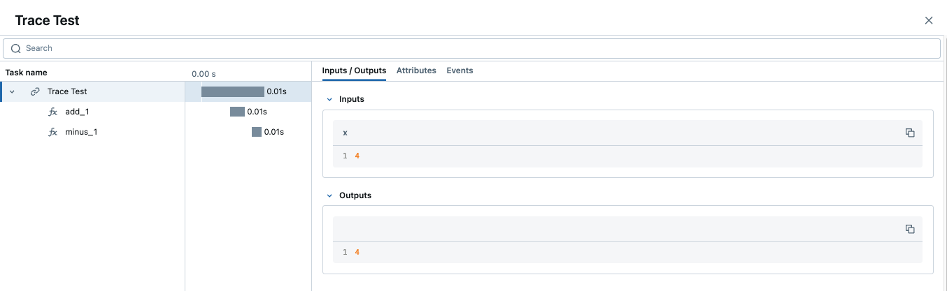 Tracing decorator