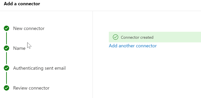 Screenshot of Microsoft 365 Admin Center review security settings.
