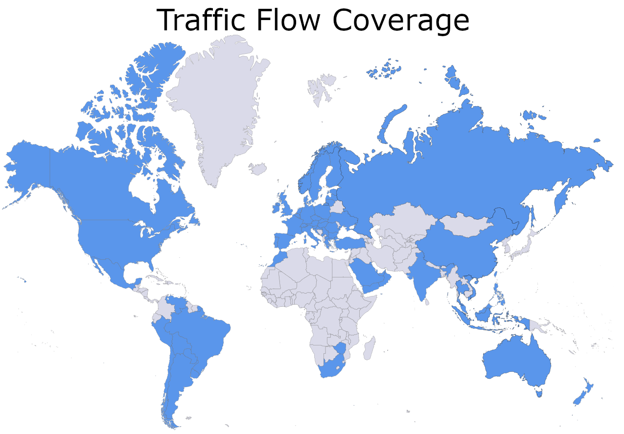 Bing Maps Traffic Coverage Bing Maps Microsoft Learn   BingMaps Traffic Flow 2018.PNG