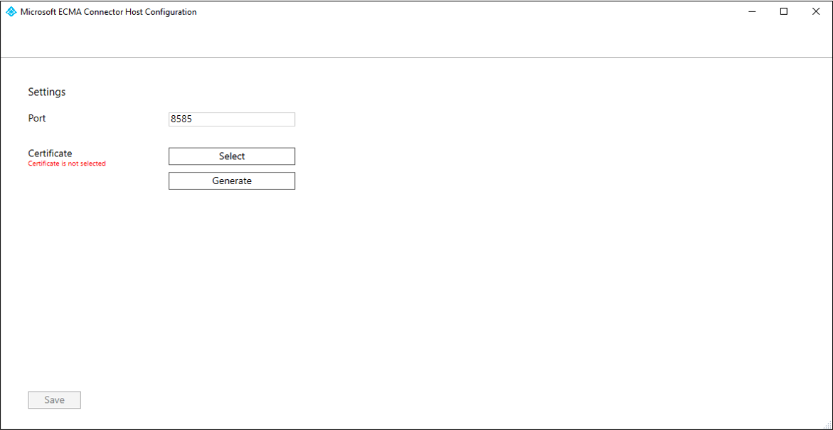 Screenshot that shows configuring your settings.