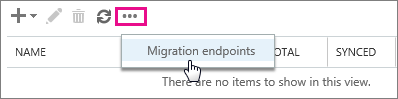 Select Migration endpoint.