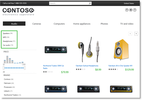 Audio Sub Categories