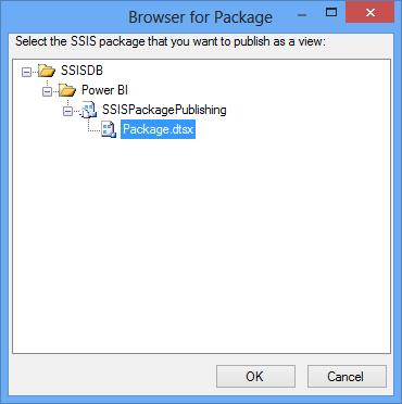 Data Feed Publishing Wizard - Browse for Package Data Feed Publishing Wizard - Browse for Package