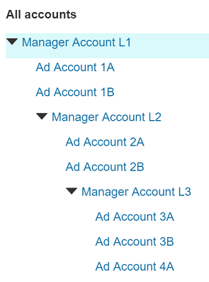Manager Account with Hierarchy