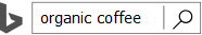A Bing search query.