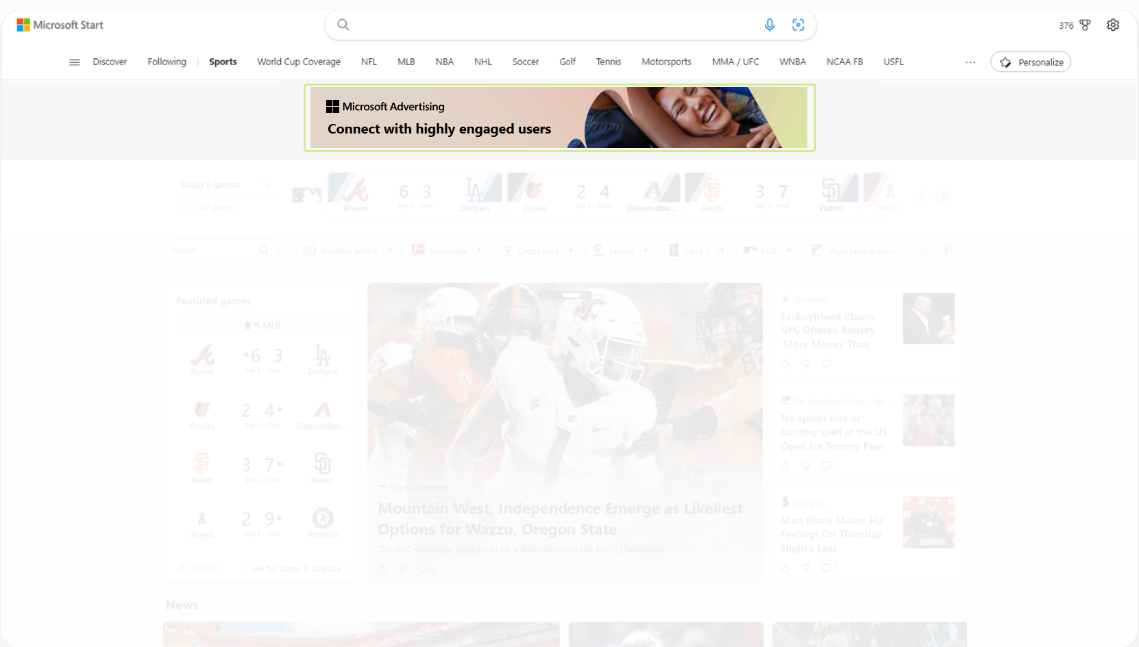 Sample leaderboard Display ad.
