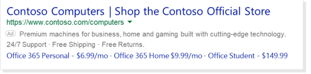 Price extension on PC.