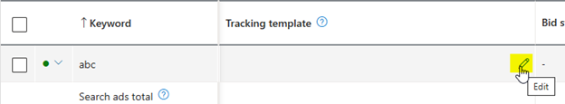 Keyword level step 6.