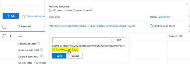 Keyword level step 6.