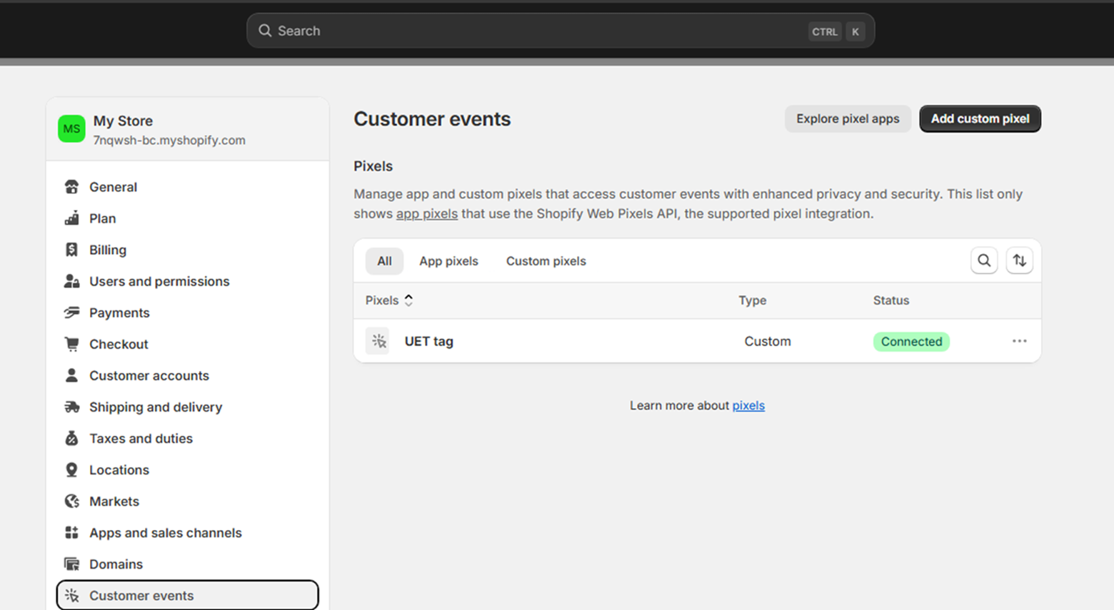 Customer events.
