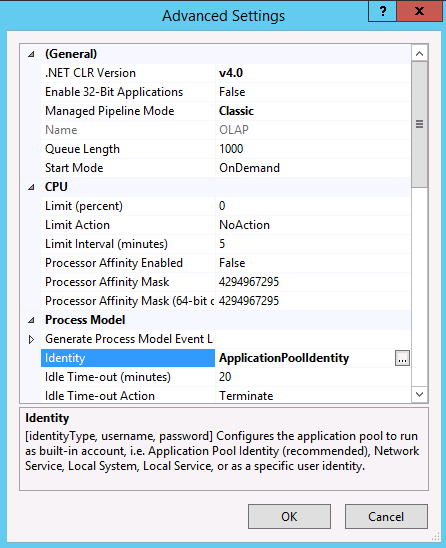 Configure HTTP Access to Analysis Services on IIS 8.0 | Microsoft Learn