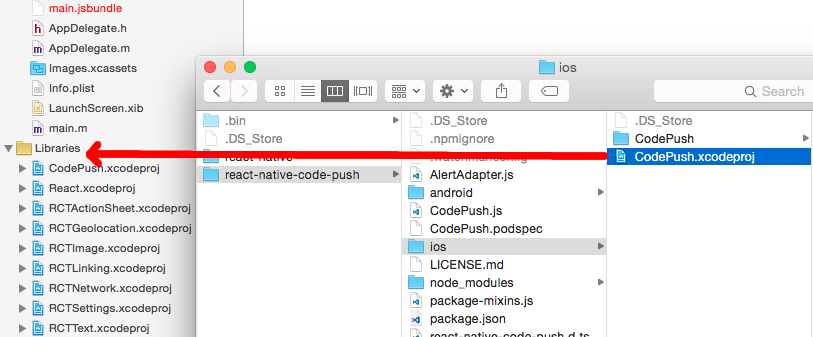 Add CodePush to project