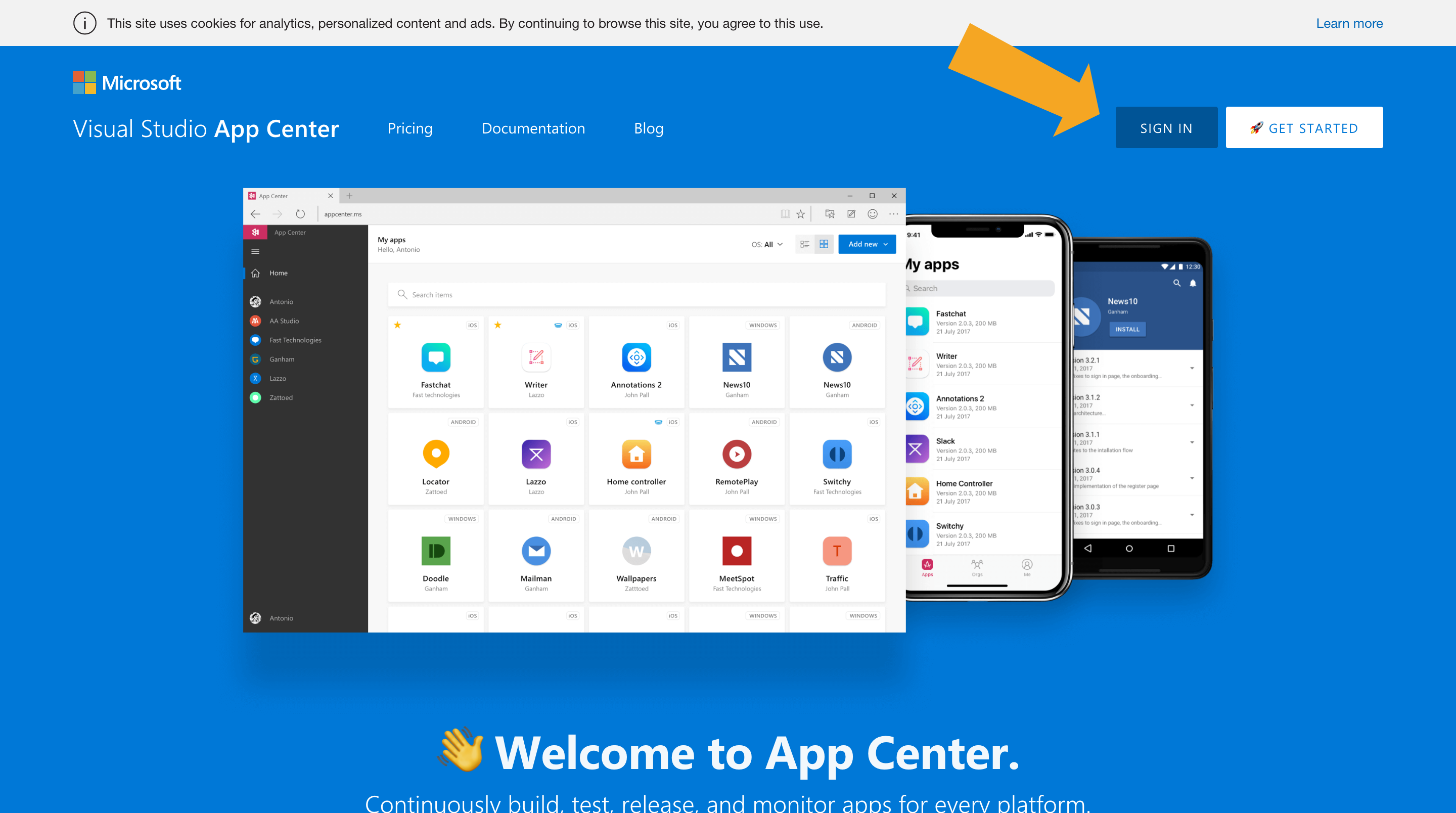 Application center. App Center. Visual Studio app Center. APPCENTER Microsoft. Microsoft application Center.