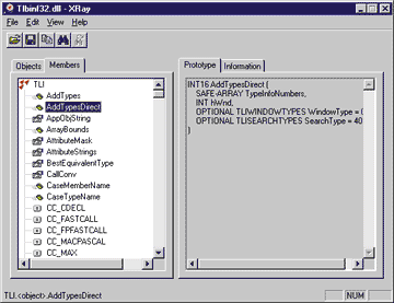 Figure 3 XRay Type Library Browser