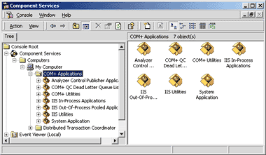 Figure 1 Component Services Explorer