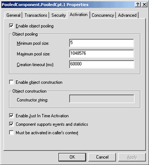 Figure 13 Enabling JIT Activation