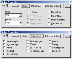 Figure 4 Creating the Dialog Resources