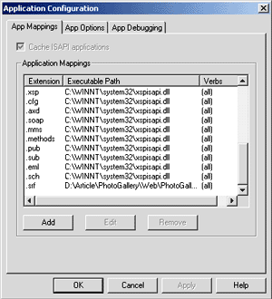 Figure 6 Extension Mapping for an SRF File