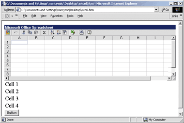 Figure 6 Excel Spreadsheet