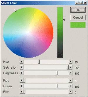 Figure 14 Another Color Picker Form